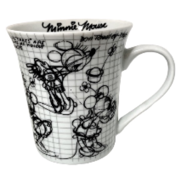 MINNIE MOUSE Sketch Book Disney Mug with Biscotti and Godiva Chocolates Gift Set - Picture 4 of 12